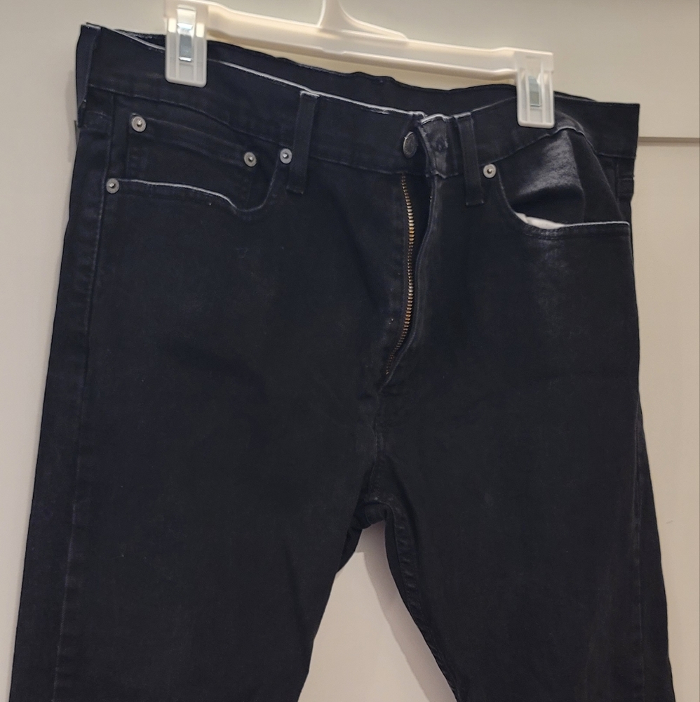 LEVI'S Men 512 36x30 Black Slim Tapered .